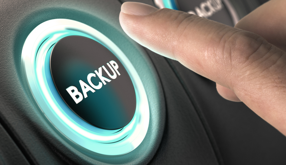 Concepto de copia de seguridad de información